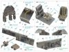 Quinta Studio QD48098 Ju 87B-2/R-2 3D-Printed & coloured Interior on decal paper (Hasegawa) 1/48